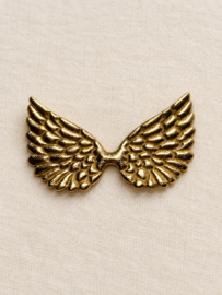 (KE-006)  Engelenvleugel - goud  - 7cm