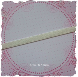 (EB-007) Elastisch band - creme - 6mm