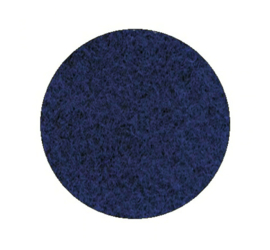 (Vr-007) Vilt rondje - donkerblauw - 25mm