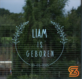 Geboorte Raamsticker 1