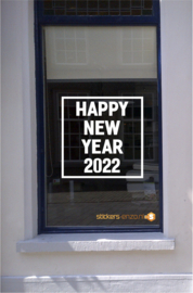 Feestdagen Raamsticker 1 - HAPPY NEW YEAR 2024