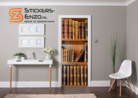 Deursticker boekenkast