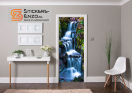Deursticker waterval