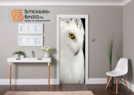 Deursticker sneeuwuil