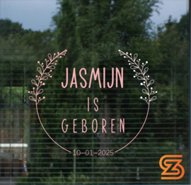 Geboorte Raamsticker 1