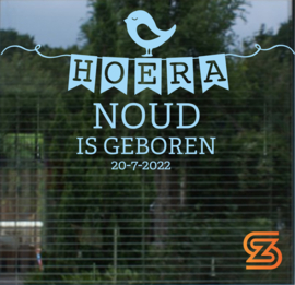 Geboorte Raamsticker 6