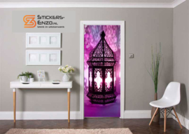 Deursticker oosterse lamp