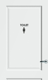 Pictogram sticker PICTOGRAM TOILET DAMES