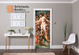 Deursticker schilderij