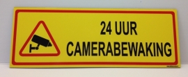 Sticker '24 UUR CAMERABEWAKING' - Art.nr.0045S