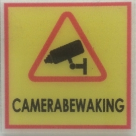 Camerabewaking MINI stickers (raamstickertjes) per 5 stuks - art.nr.0065