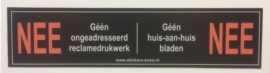 NEE / NEE sticker-Art.nr.0063