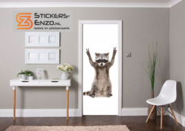 Deursticker wasbeer peace