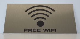 RVS bordje logo WiFi 5