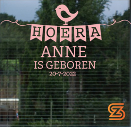Geboorte Raamsticker 6