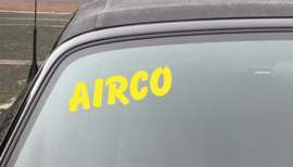 AUTOMOTIVE STICKERS 10 - SET VAN 5X TEKST 'AIRCO'