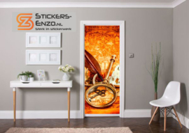 Deursticker vergrootglas