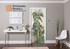 Deursticker palmboom