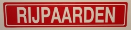 Sticker opschrift "RIJPAARDEN" - Art.nr.0030