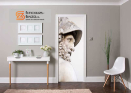 Deursticker romeins beeld