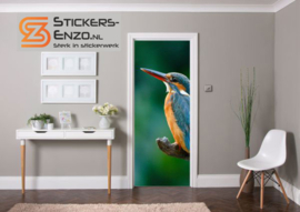 Deursticker zijkant ijsvogel