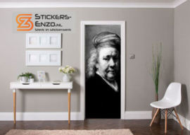 Deursticker rembrandt zelfportret