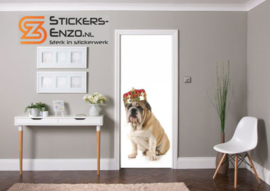 Deursticker engelse bulldog