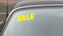 AUTOMOTIVE STICKERS 8 - SET VAN 5X TEKST 'SALE'