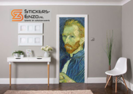 Deursticker van gogh zelfportret