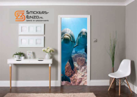 Deursticker dolfijn