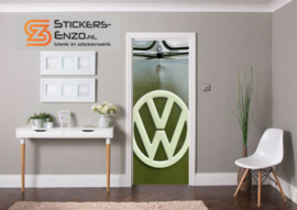 Deursticker vw symbool