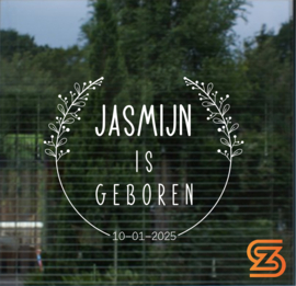 Geboorte Raamsticker 1