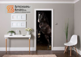 Deursticker steigerend paard