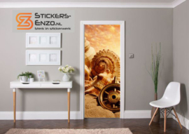 Deursticker stuurwiel
