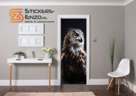 Deursticker grote uil