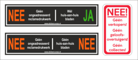 NEE-NEE / NEE-JA  STICKERS