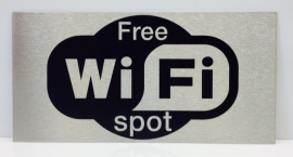 RVS bordje logo WiFi 4