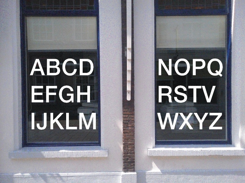 reservering Open bereiken Plakletter "Z" | PLAKLETTERS | stickers-enzo.nl - plakcijfers rvs  deurplaatjes verboden stickers kleefcijfers