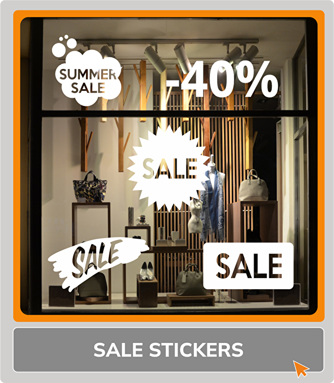 sale stickers