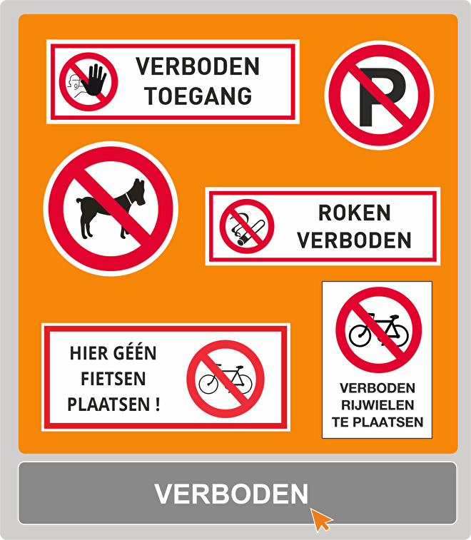 verboden