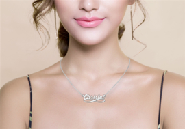 Names4ever Infinity Stijl Zilveren Naamketting