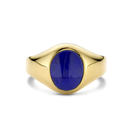 Gouden Zegelring met Lapis Lazuli