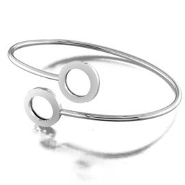 Pura Zilveren Bangle armband van MY iMenso / Maat M