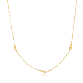 Ania Haie Gold Twisted Ketting 38 - 43 cm AH N050-02G