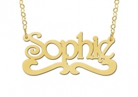 Names4ever Sophie Stijl Gouden Naamketting