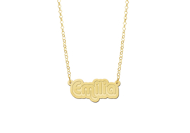 Gouden Emilia Naamketting | Names4ever