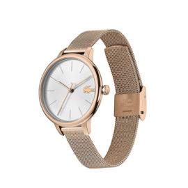 Lacoste Roségoudkleurig Nikita & Cannes Dames Horloge met Milanese