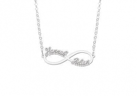 Names4ever Twee Namen Infinity Ketting