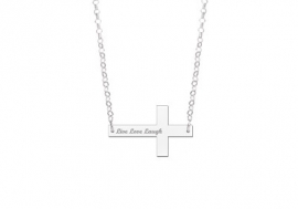 Kruis Naamketting van Zilver Names4ever ZNKB008