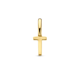 14K Geelgouden Hanger met Letter T